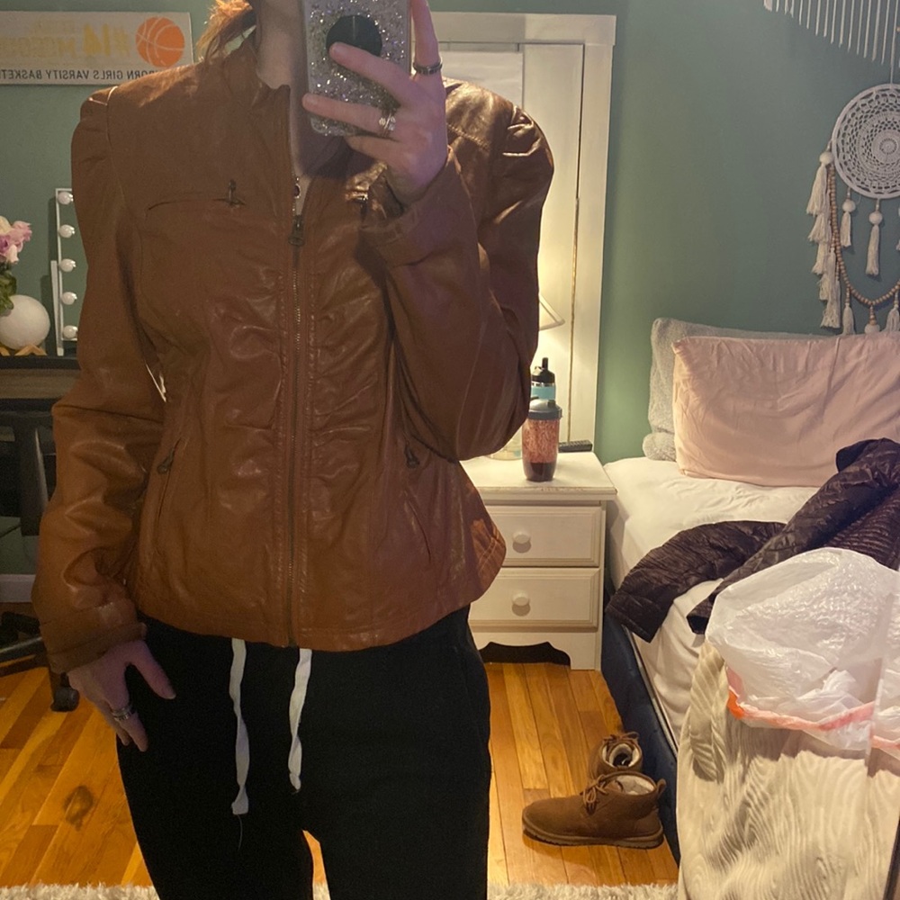 TAN JACKET